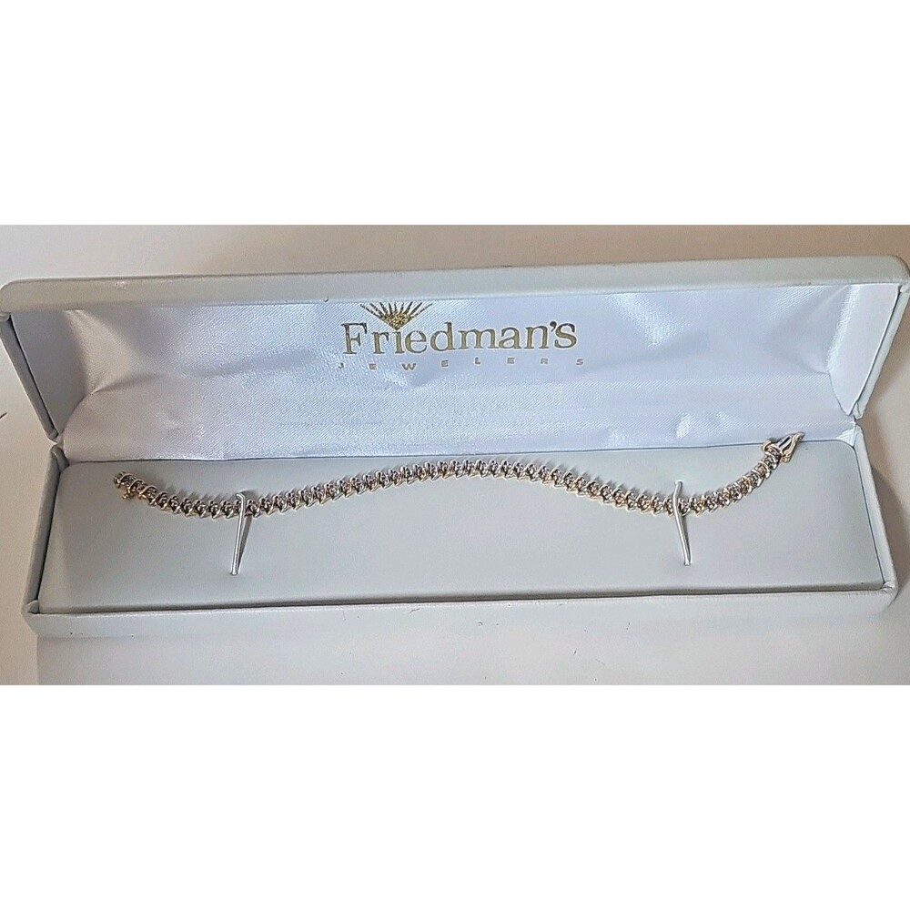 Friedman's Jewelers Signed 14k Yellow Gold Rope Chain Bracelet 10.3g